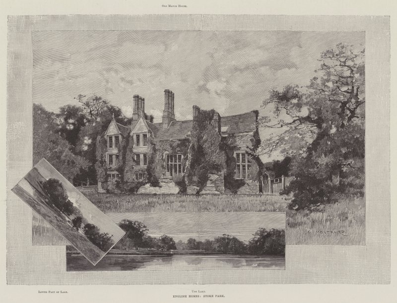Engelse Huizen, Stoke Park door Charles Auguste Loye