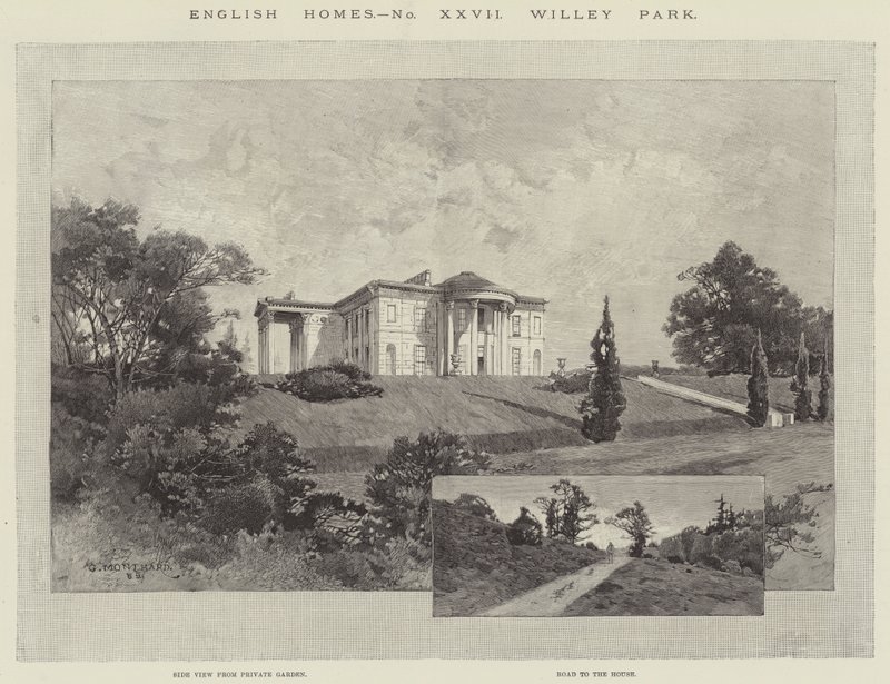 Engelse Huizen, Willey Park door Charles Auguste Loye