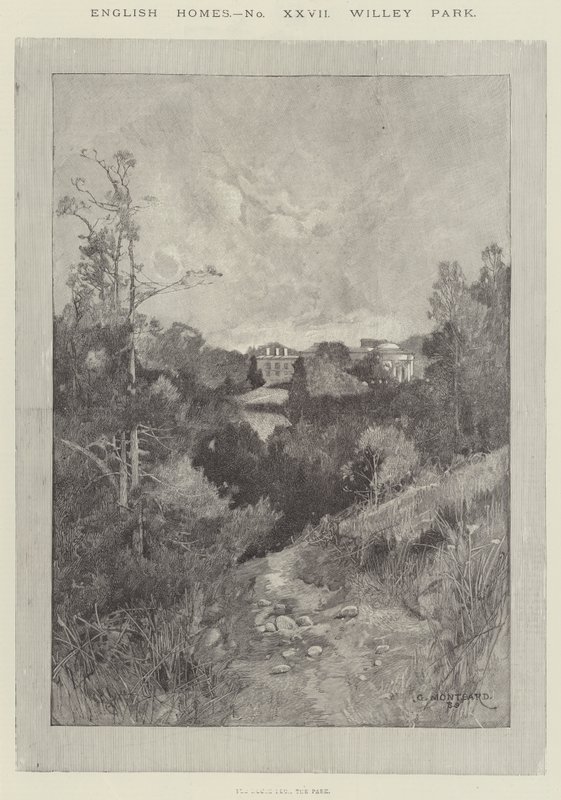 Engelse Huizen, Willey Park door Charles Auguste Loye