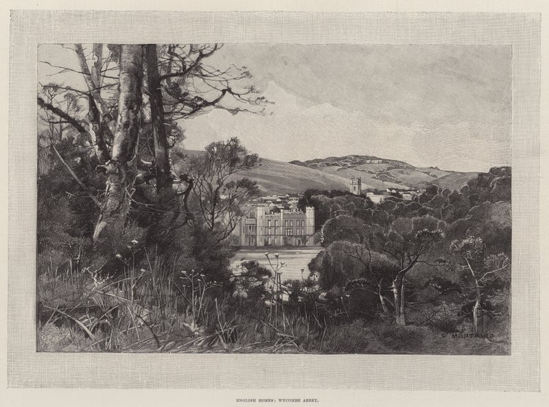 Engelse Huizen, Wycombe Abbey door Charles Auguste Loye