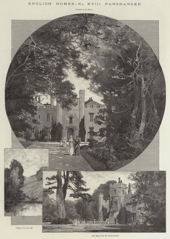 Panshanger door Charles Auguste Loye