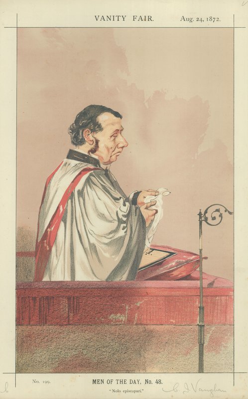 Ds. Charles John Vaughan door Charles Auguste Loye