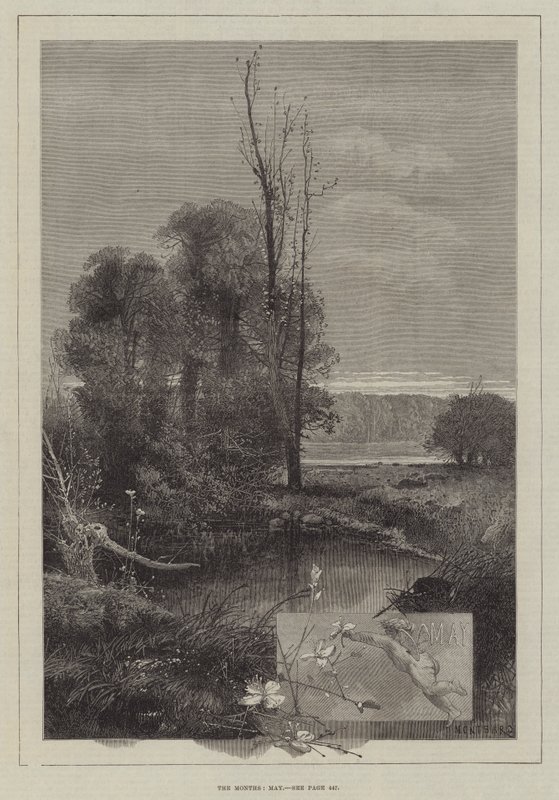 De Maanden, Mei door Charles Auguste Loye