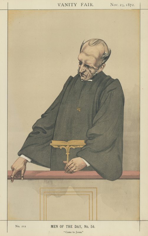 De Eerwaarde Newman Hall door Charles Auguste Loye