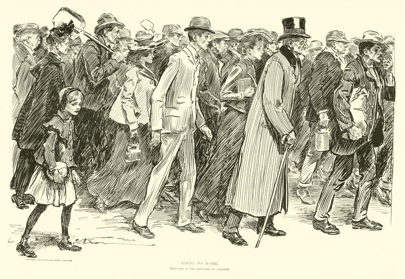 Alledaagse mensen door Charles Dana Gibson