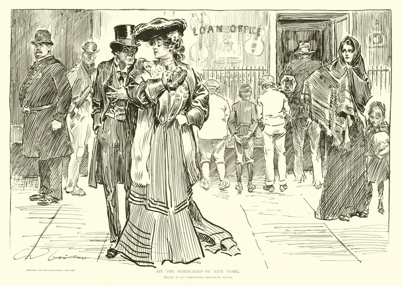 Alledaagse mensen door Charles Dana Gibson