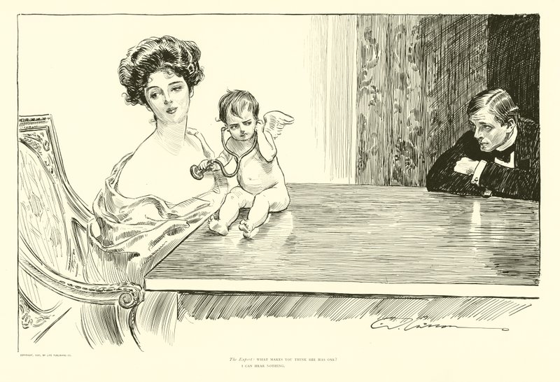 Ik hoor niets door Charles Dana Gibson
