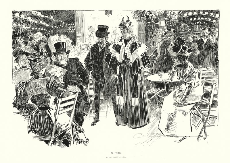 In Parijs door Charles Dana Gibson