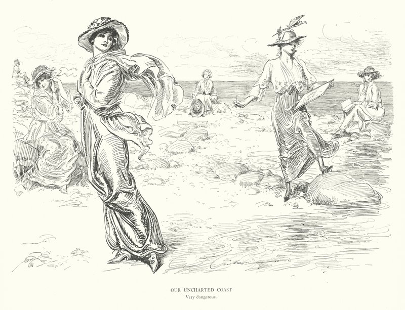 Onze Onbekende Kust, Zeer gevaarlijk door Charles Dana Gibson