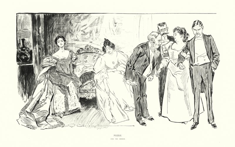 Puzzel door Charles Dana Gibson