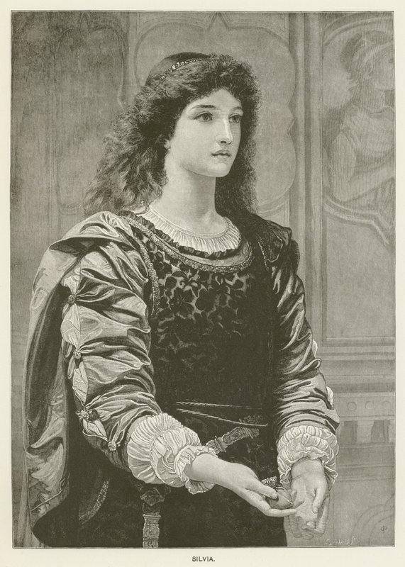 Silvia door Charles Edward Perugini