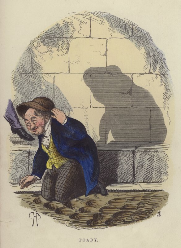 Toady (gekleurde gravure) door Charles Henry Bennett