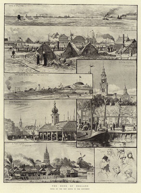 De Hoek van Holland door Charles J. Staniland