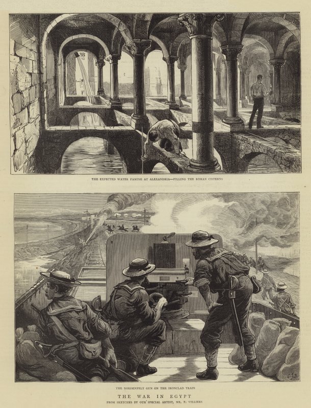 De oorlog in Egypte door Charles J. Staniland