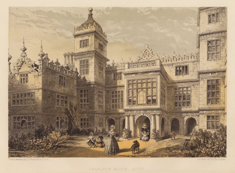 Charlton House, Wilts door Charles James Richardson