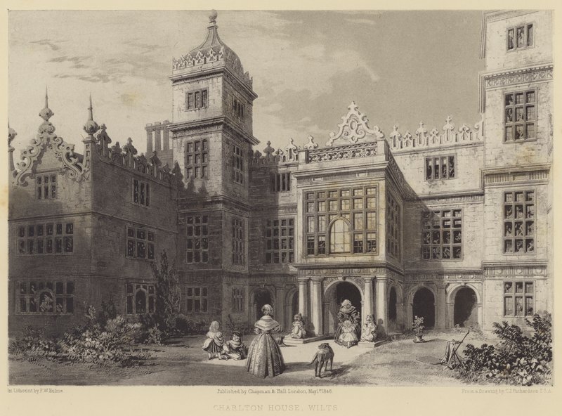 Charlton House, Wilts door Charles James Richardson