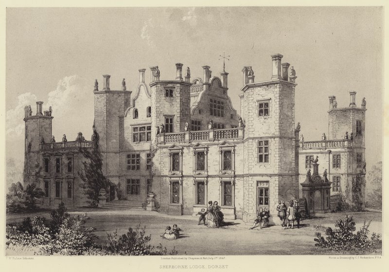 Sherborne Lodge, Dorset door Charles James Richardson