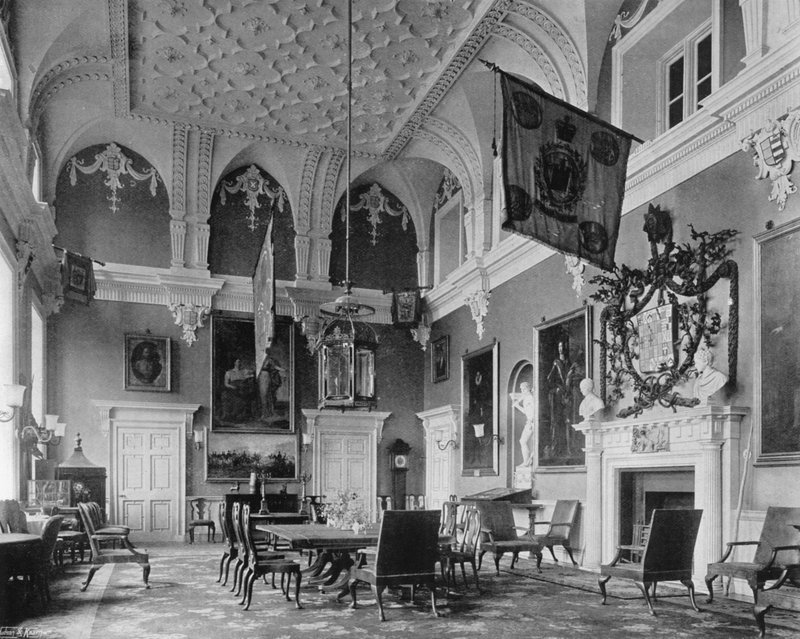 Eetzaal door Charles Latham