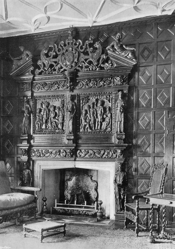Schouw in de kleine eetkamer door Charles Latham
