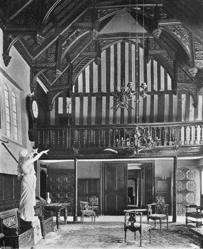Giffords Hall: Koning Johns Banketzaal door Charles Latham