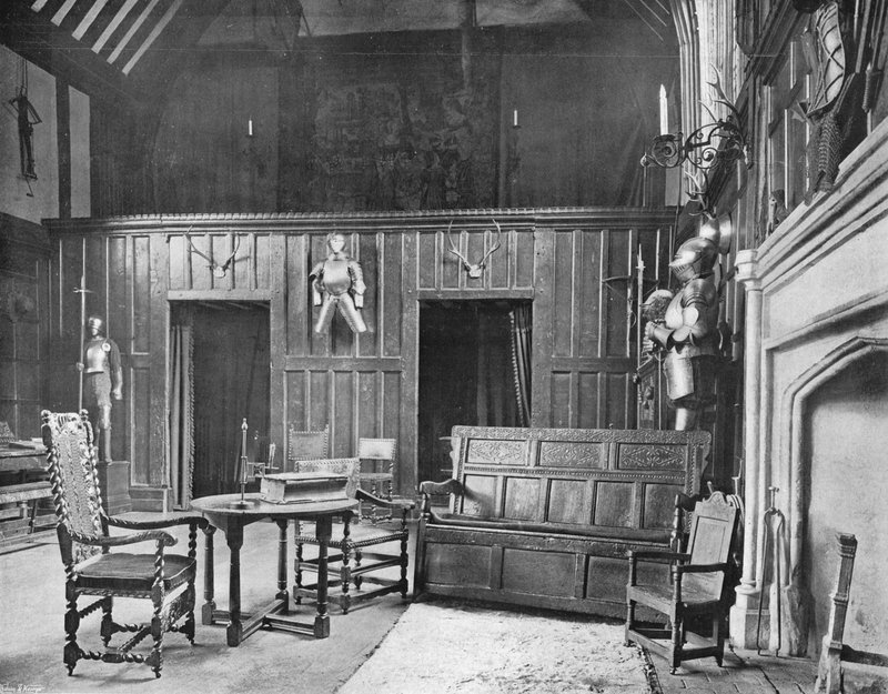 De Galerij in de Hal door Charles Latham