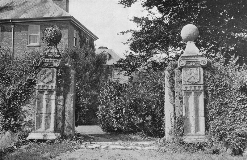De oude ingang door Charles Latham