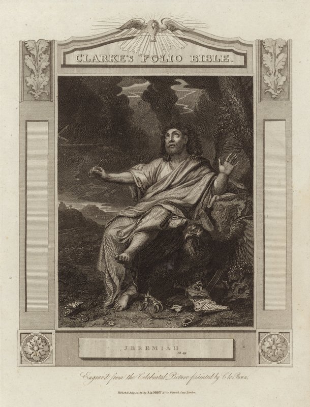 Jeremia door Charles Le Brun