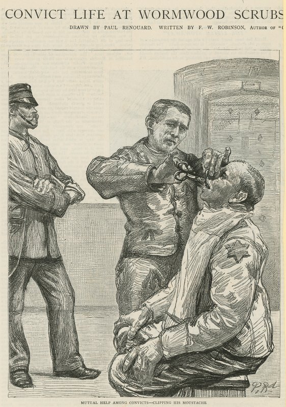 Gevangenisleven in Wormwood Scrubs door Charles Paul Renouard