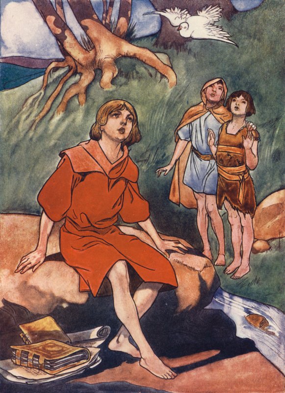 St. David van Wales door Charles Robinson