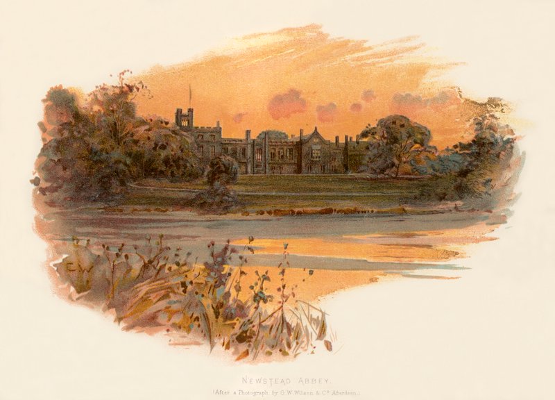 Newstead Abbey door Charles Wilkinson