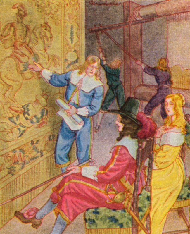 Gobelinwerk / Gobelin Weven door Christophe (1856 1945)