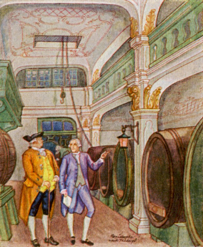 Weinkellerei door Christophe (1856 1945)