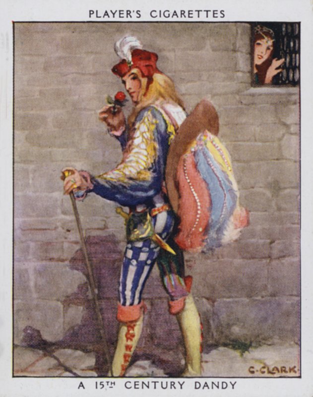 Dandy uit de 15e Eeuw door Christopher (after) Clark