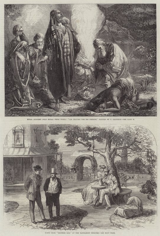Koninklijke Academie Gouden Medaille Prijsontwerpen door Claude Andrew Calthrop