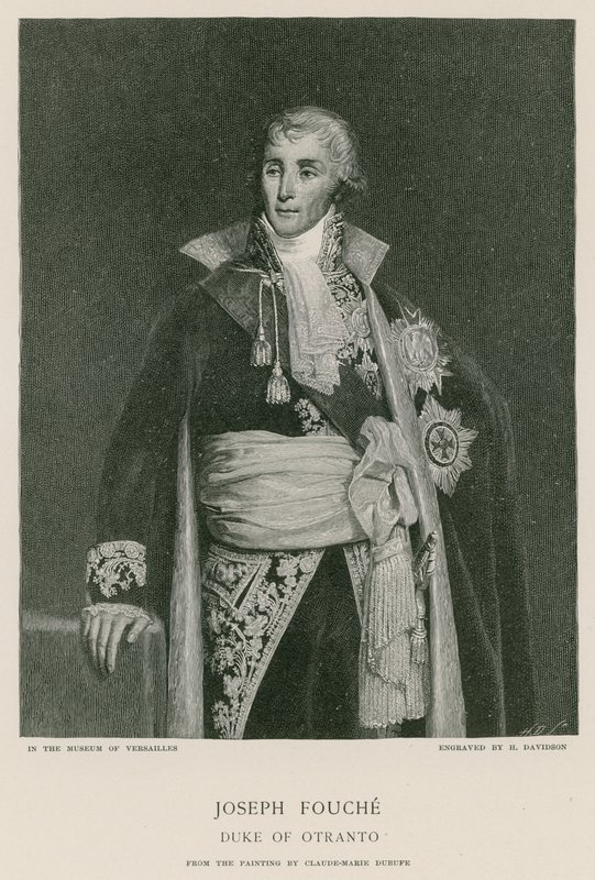 Joseph Fouche, Hertog van Otranto door Claude Marie Dubufe