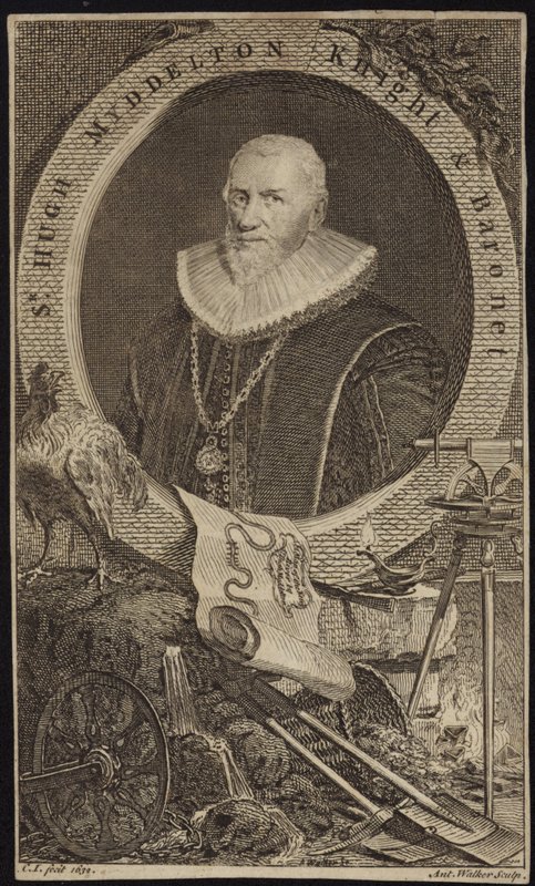 Hugh Myddleton door Cornelius Janssen van Ceulen