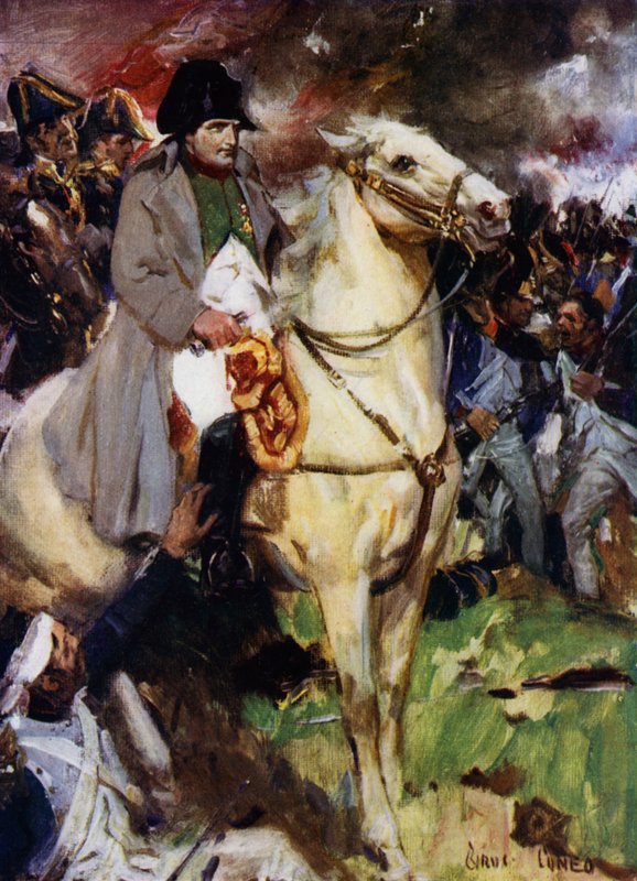 Napoleon bij Waterloo door Cyrus Cuneo