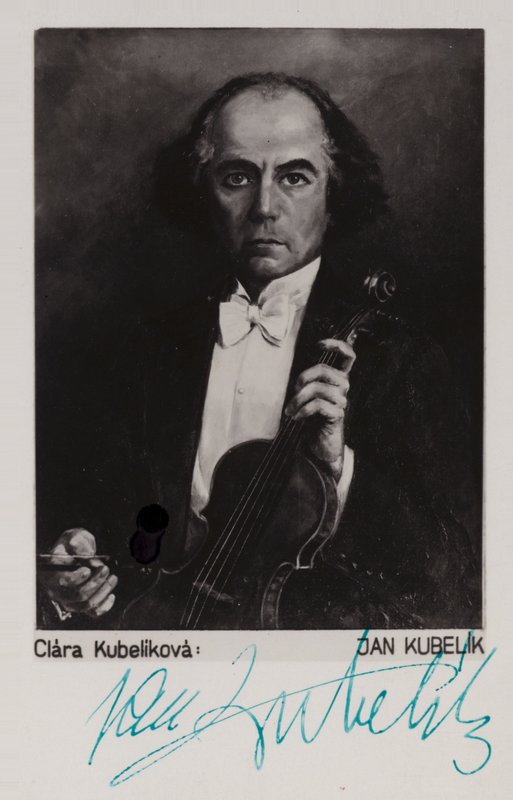 Portret van Jan Kubelik door Czech School