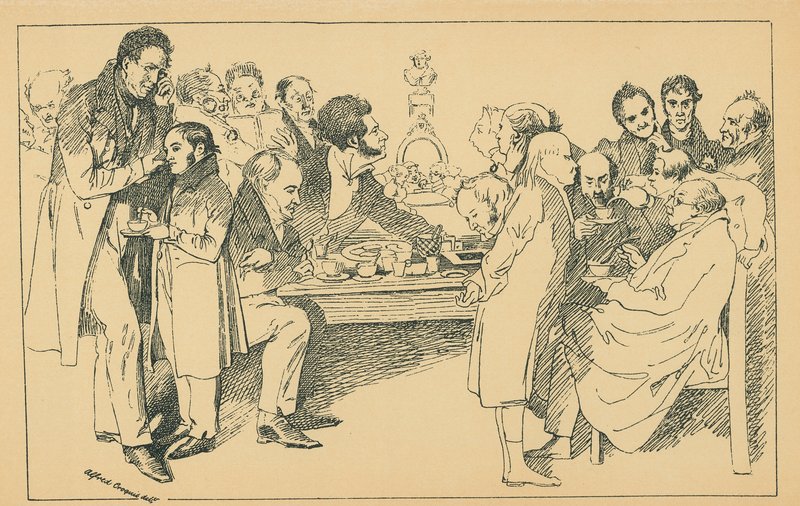Antiquairs door Daniel Maclise