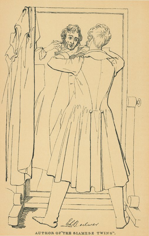 Edward Lytton Bulwer door Daniel Maclise