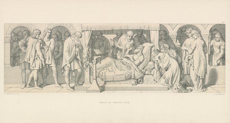 De Dood van Edward de Belijder door Daniel Maclise