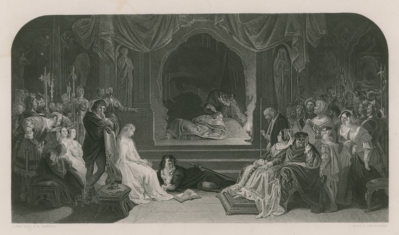 Hamlet door Daniel Maclise