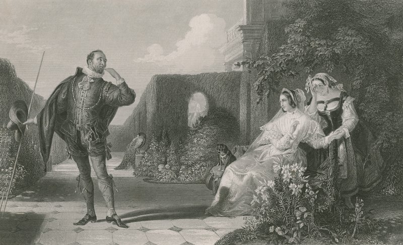 Malvolio, Driekoningenavond door Daniel Maclise