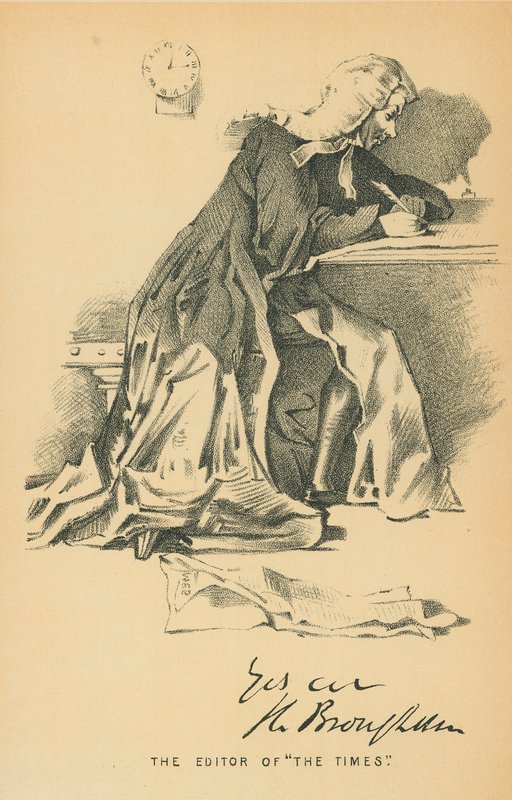 De heer Brougham en Vaux door Daniel Maclise