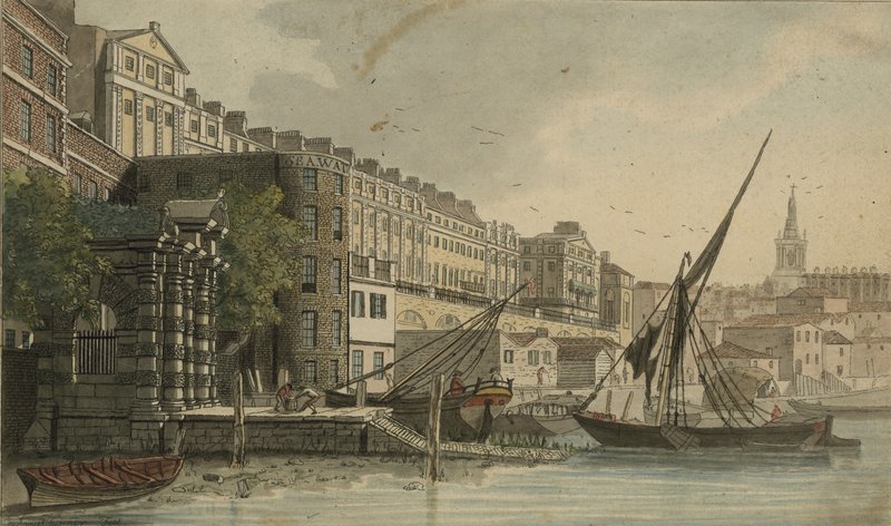 Waterpoort, York Buildings, Londen door Daniel Turner