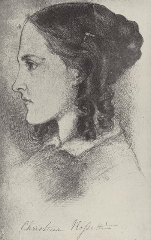 Christina Rossetti, Engelse dichteres door Dante Gabriel Charles Rossetti