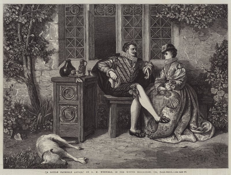 Een Beetje Vaderlijk Advies door David Wilkie