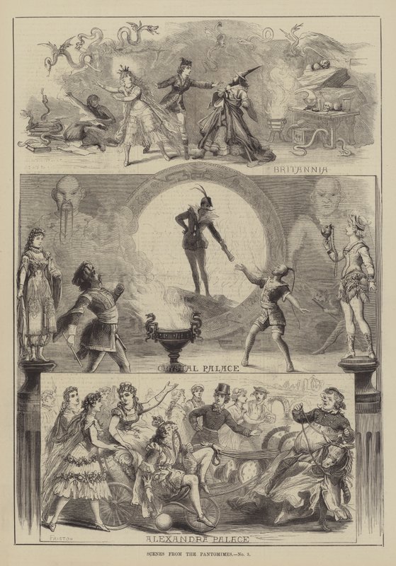 Scènes uit de pantomimes door David Henry Friston