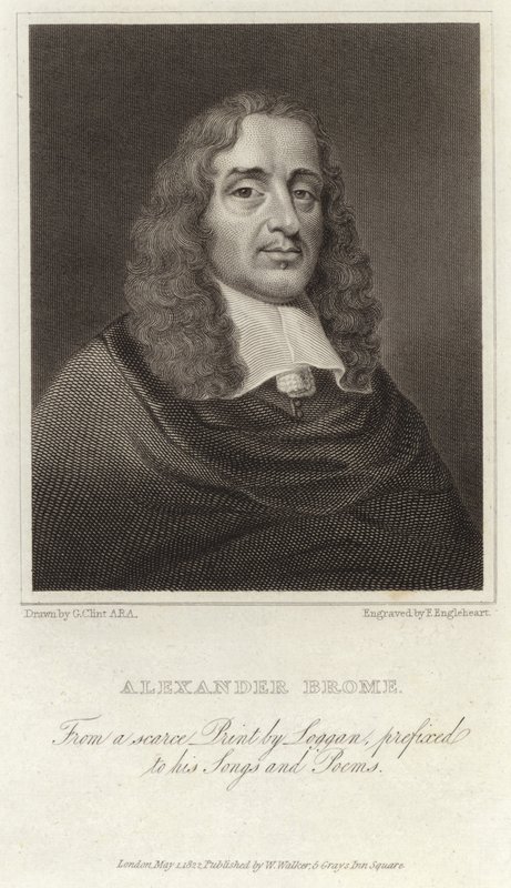 Alexander Brome - Engelse dichter door David Loggan