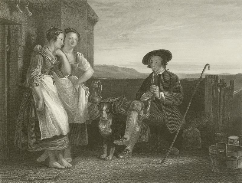 De zachte herder door David Wilkie